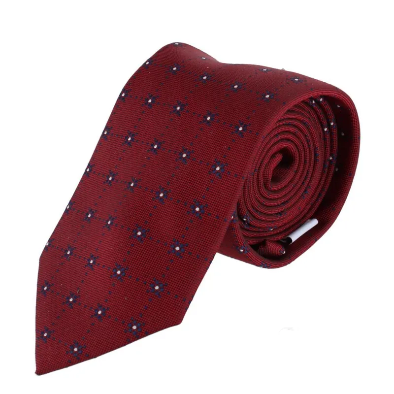 Ascentix Flower Diamonds Necktie made by Belt Outlet