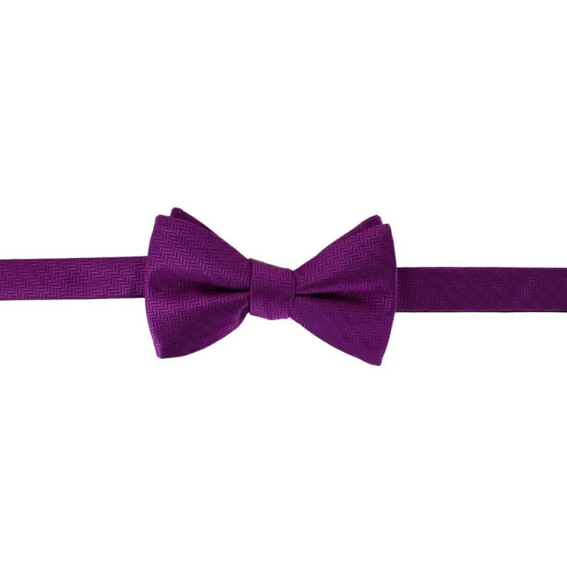 Ascentix Etched Herringbone Twist Bowtie made by Belt Outlet