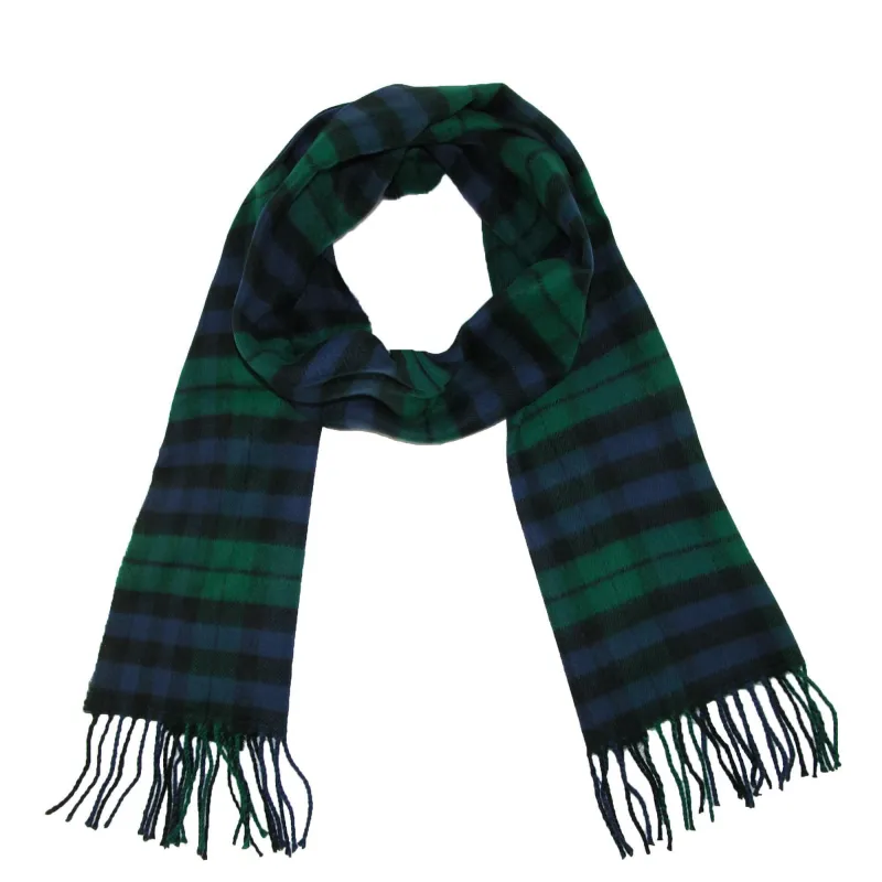 David & Young Soft Plaid Winter Scarf sold by Belt Outlet