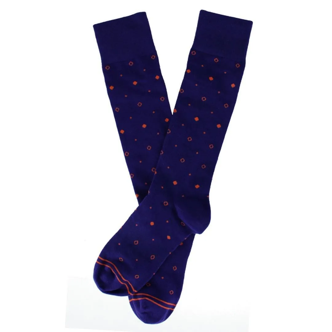 Dead Soxy Men's Distinctive Dot Mid-Calf Premium Novelty Dress Socks (1 Pair) sold by Belt Outlet product image thumbnail 4