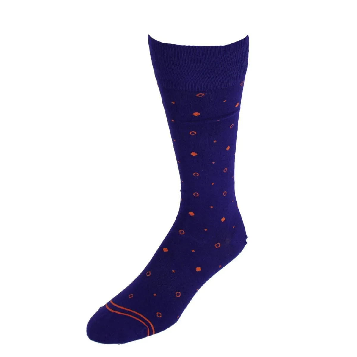 Dead Soxy Men's Distinctive Dot Mid-Calf Premium Novelty Dress Socks (1 Pair) sold by Belt Outlet product image thumbnail 2