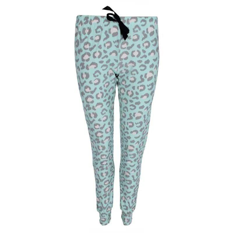Roll Outta Bed Women's Leopard Jogger Lounge Pants sold by Belt Outlet