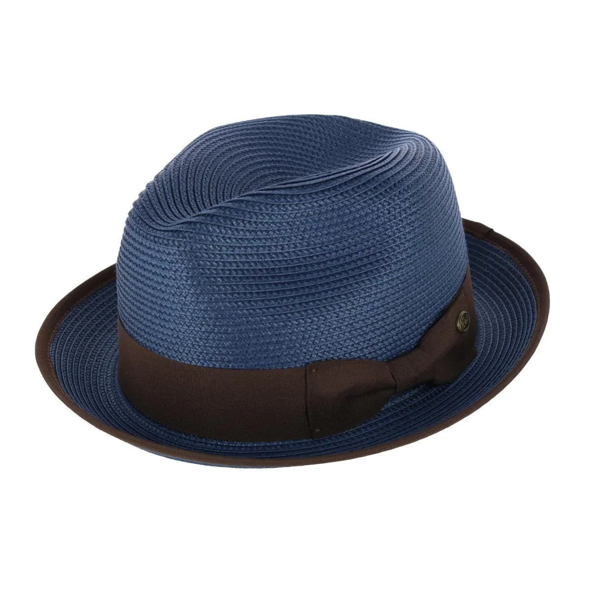 Epoch Hats Company Men's Fedora with Contrast Band and Trim sold by Belt Outlet