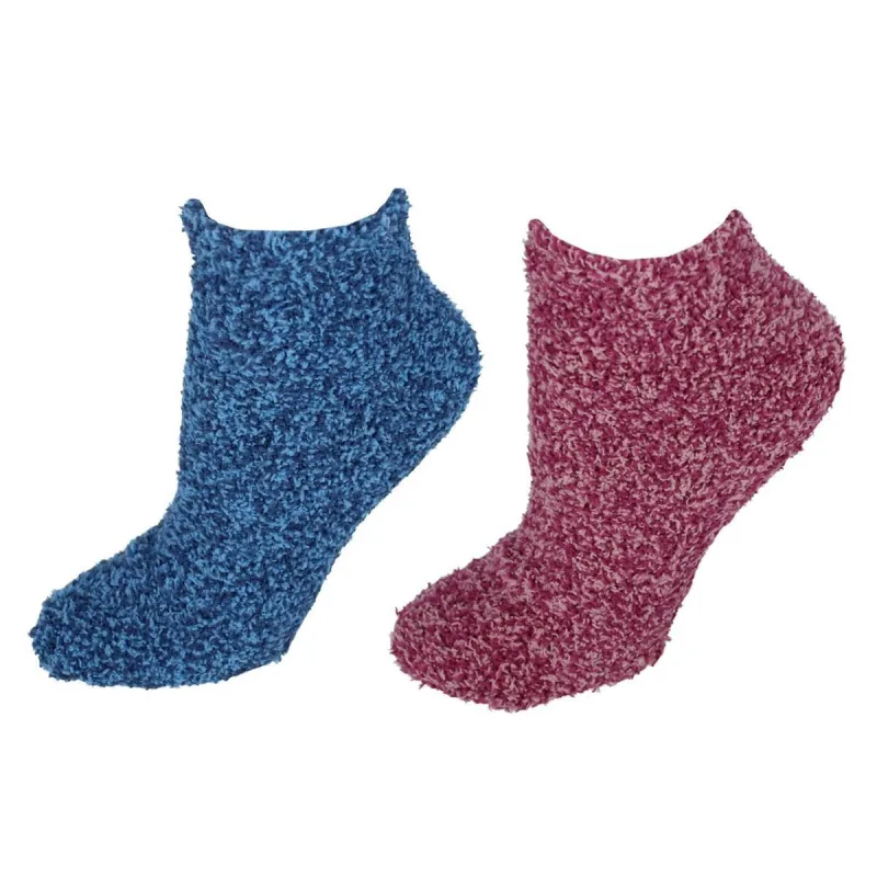 Dr. Scholl's Women's Fuzzy Spa Low Cut Socks (2 Pair) made by Dr. Scholl's