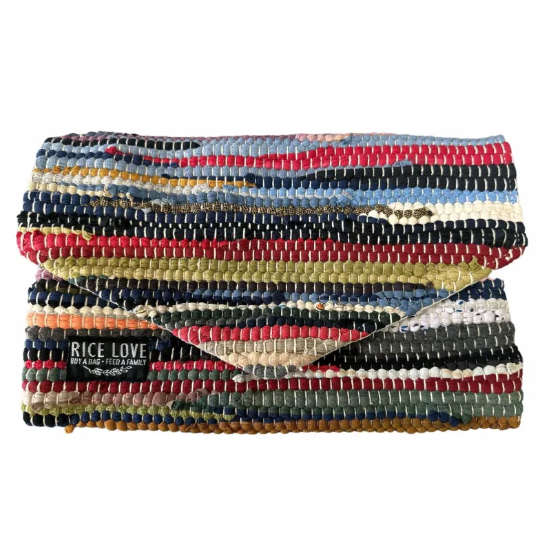 Rice Love Envelope Clutch - Chindi sold by Belt Outlet