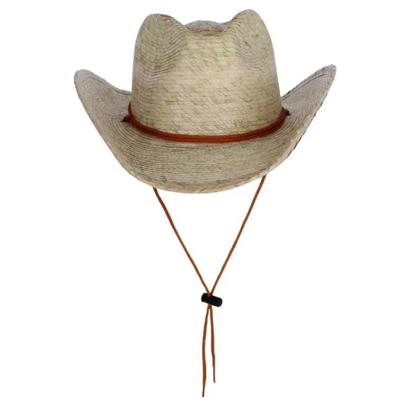 CTM® Unisex Cabo Straw Cowboy Hat with Shapeable Brim sold by Belt Outlet