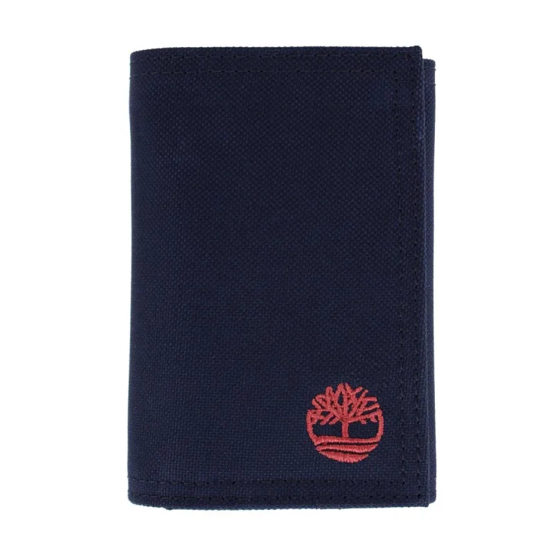 Timberland Men's Nylon Embroidered Trifold Wallet sold by Belt Outlet