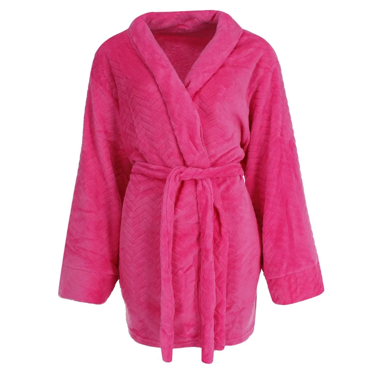 CTM® Women's Plush Bath Robe 3-Piece Gift Set sold by Belt Outlet product image thumbnail 4