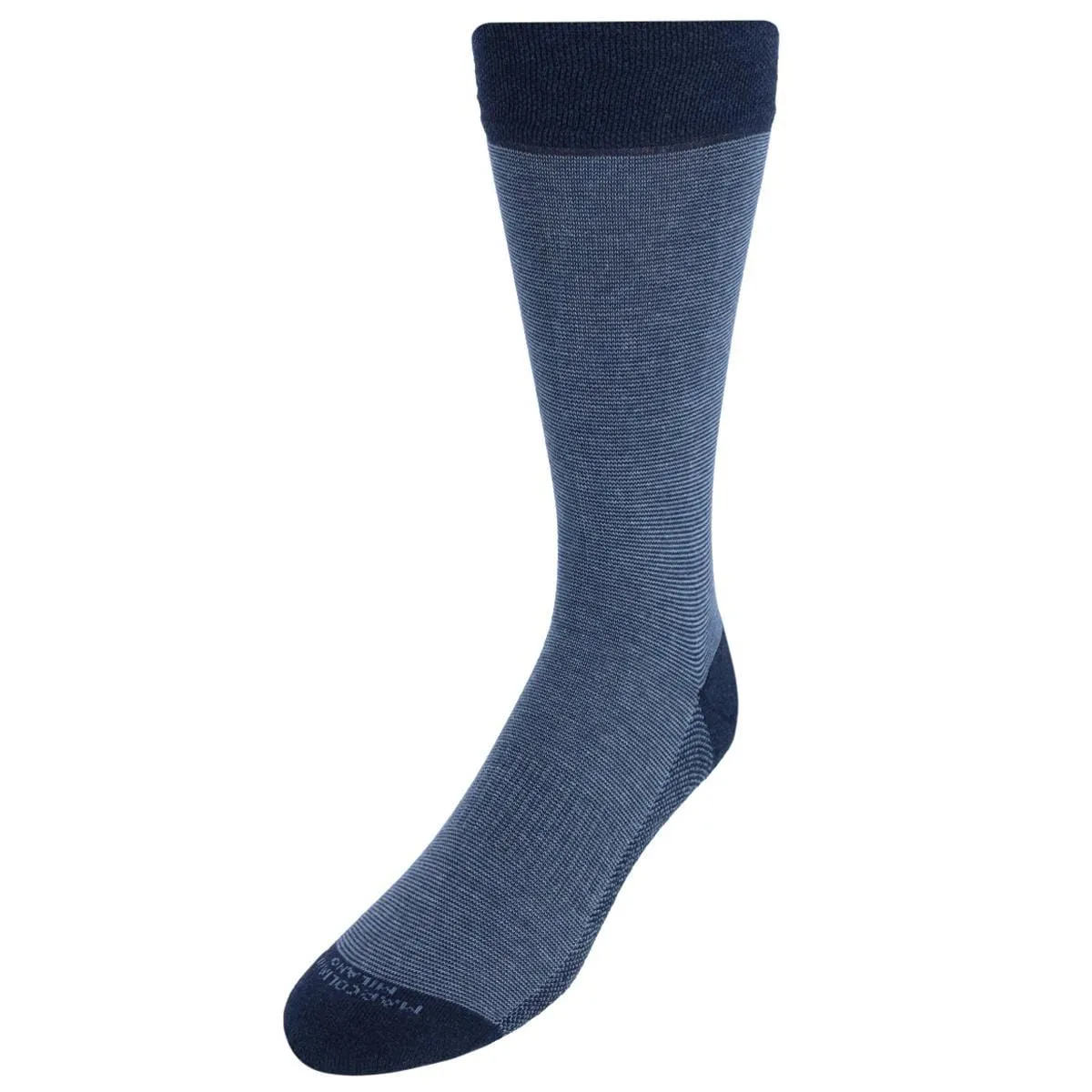 Marcoliani Men's Pima Cotton Micro Stripes Full Cushioned Sneaker Sock (1 Pair) sold by Belt Outlet product image thumbnail 4