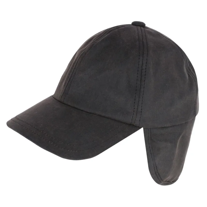 San Diego Hat Company Men's Distressed Baseball Cap with Earflap sold by Belt Outlet