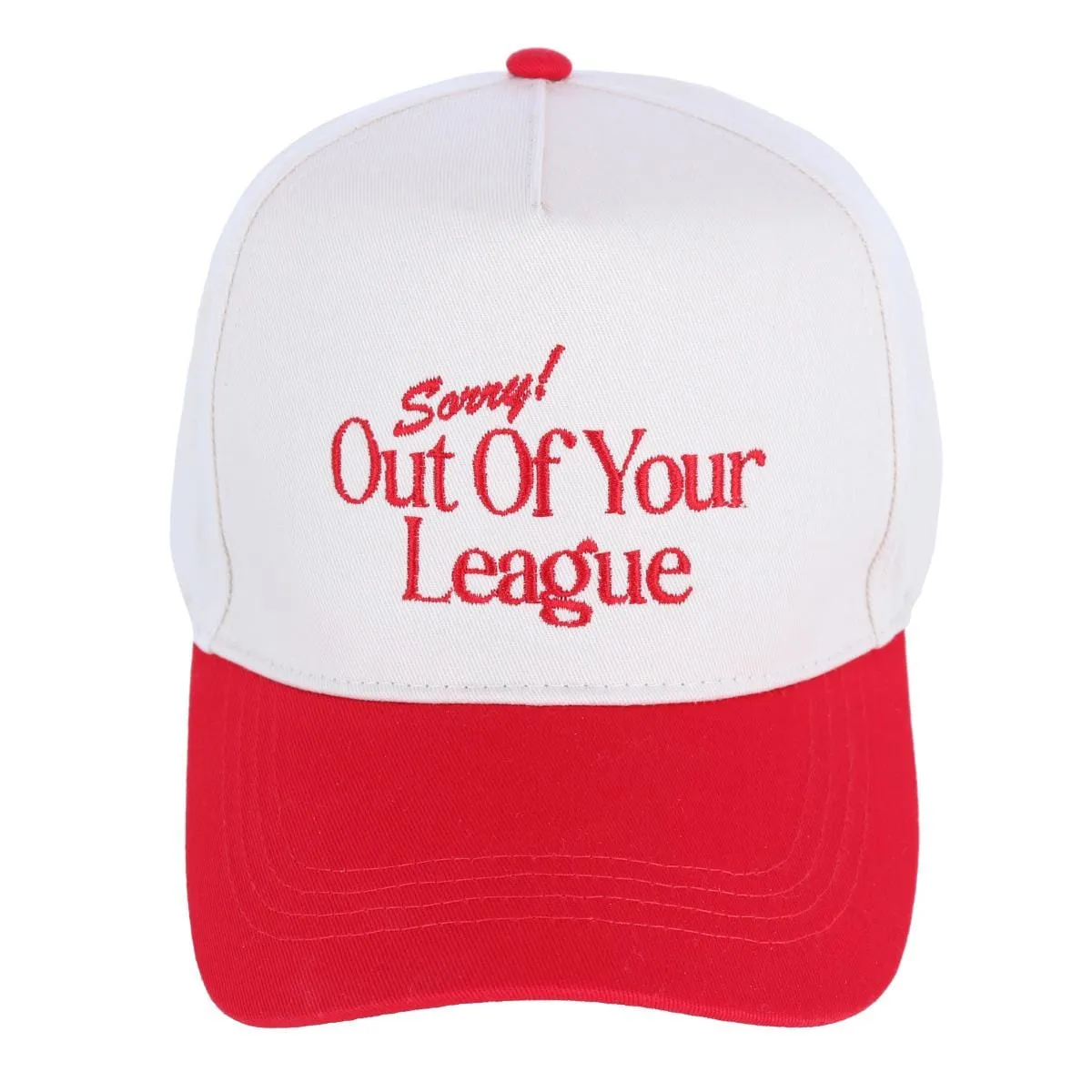 David & Young Women's Out of Your League Two Toned Baseball Cap sold by Belt Outlet product image thumbnail 5