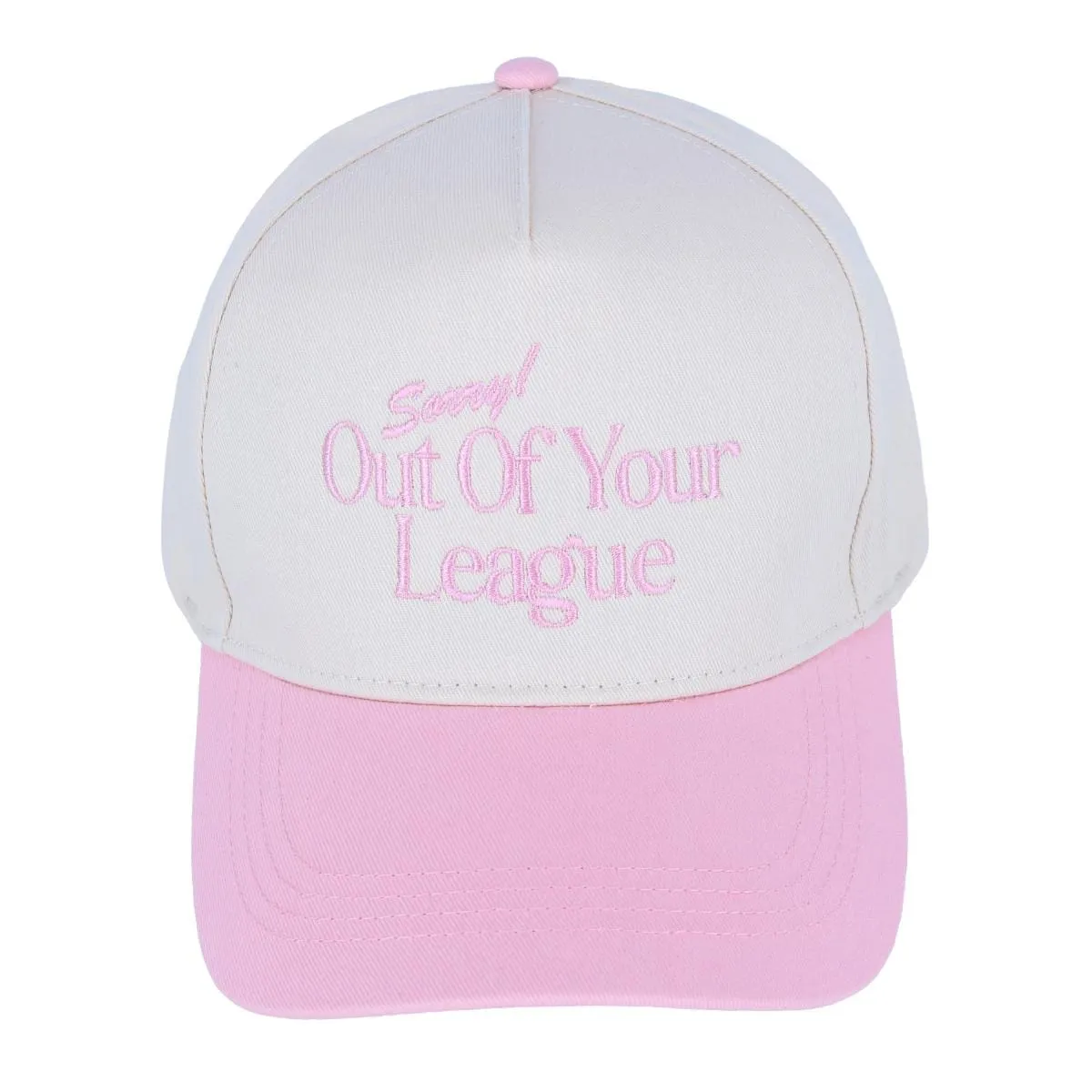 David & Young Women's Out of Your League Two Toned Baseball Cap sold by Belt Outlet product image thumbnail 2