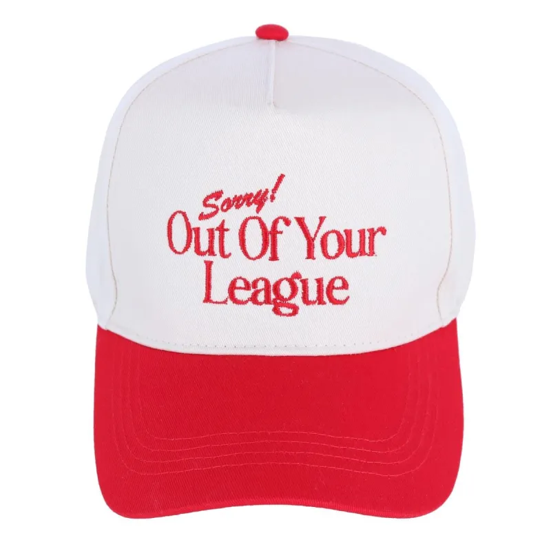David & Young Women's Out of Your League Two Toned Baseball Cap made by D&Y