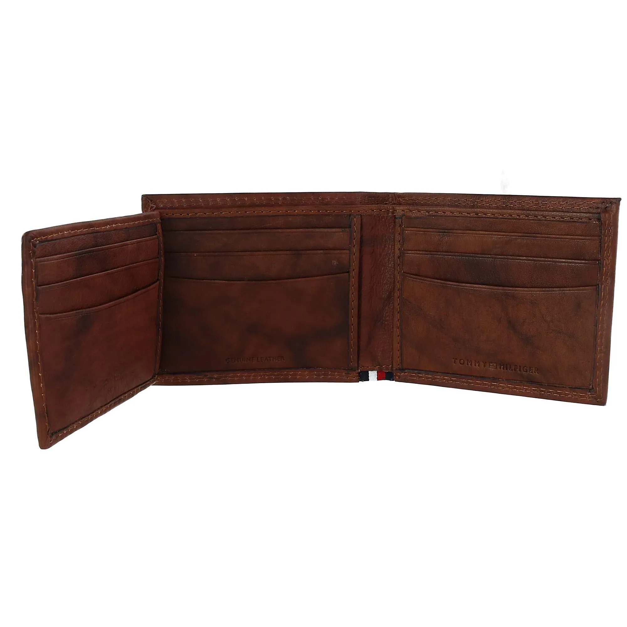 Tommy Hilfiger Men's Leather Huck Traveler Passcase Bifold Wallet sold by Belt Outlet product image thumbnail 5
