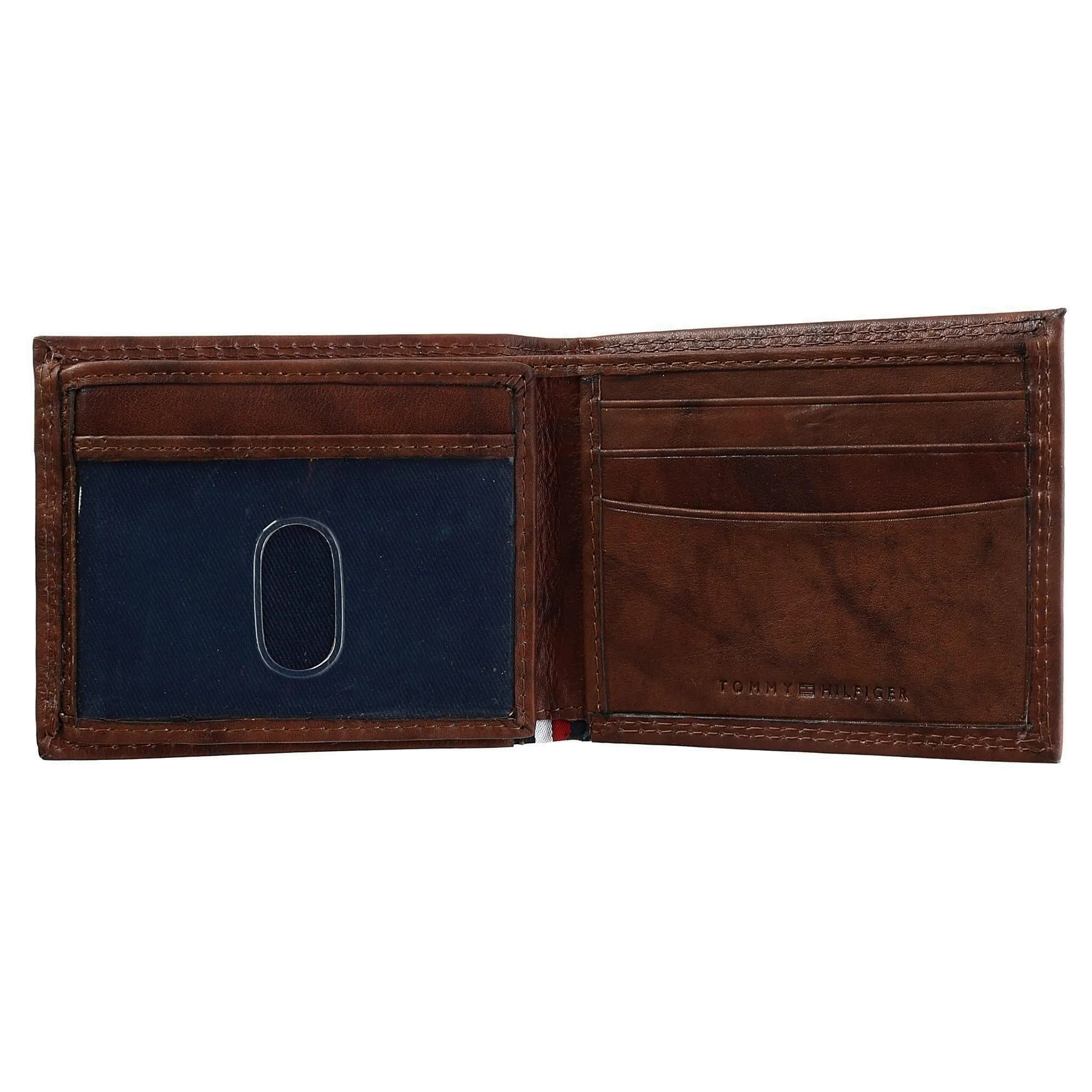 Tommy Hilfiger Men's Leather Huck Traveler Passcase Bifold Wallet sold by Belt Outlet product image thumbnail 4