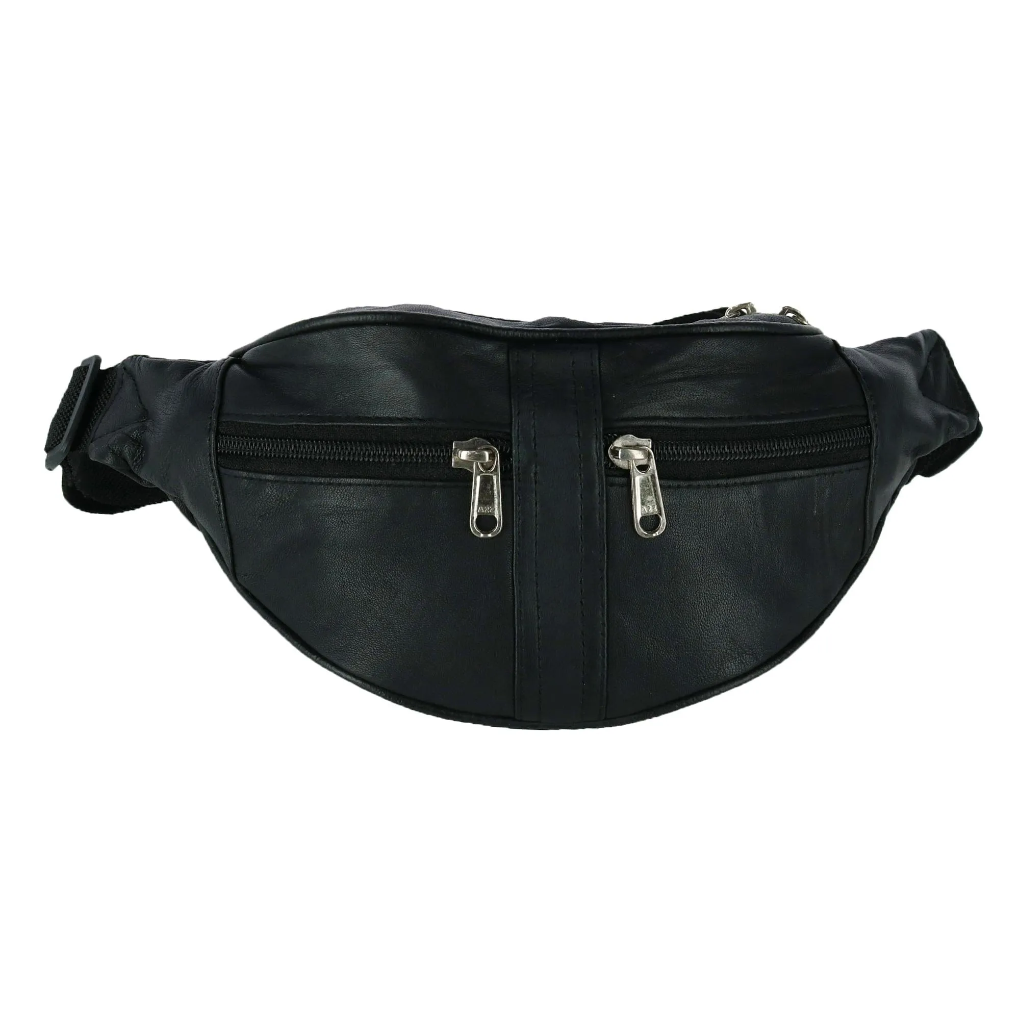 CTM® Genuine Leather Multi Pocket Waist Pack sold by Belt Outlet