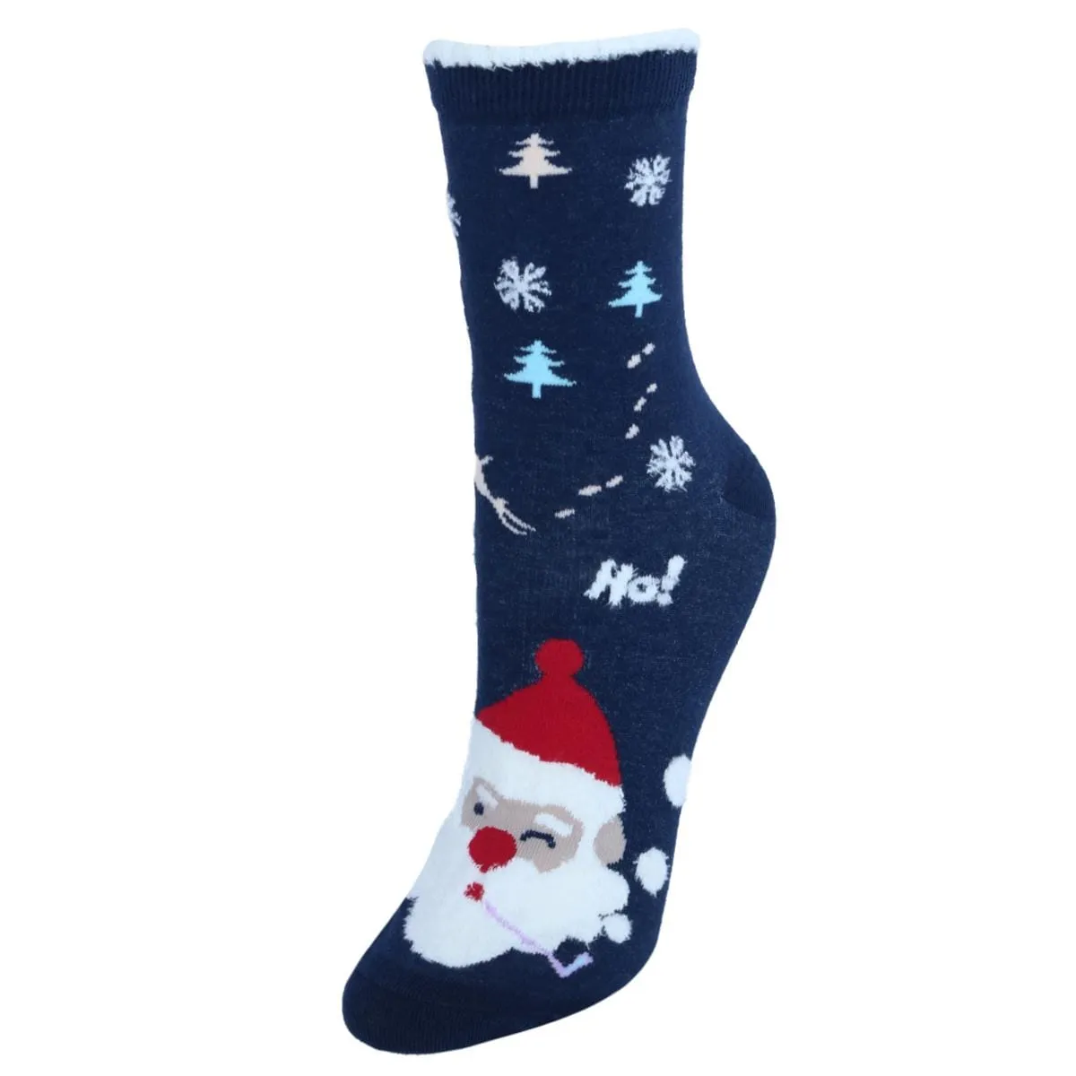 CTM® Women's Christmas Santa Claus Crew Socks (1 Pair) sold by Belt Outlet product image thumbnail 3