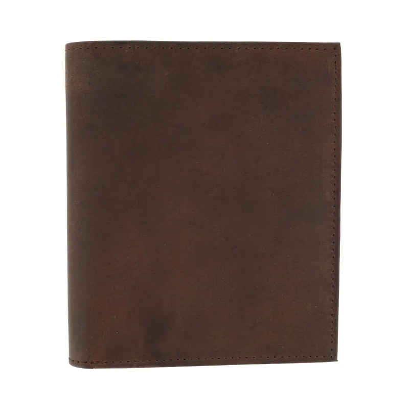 CTM® Men's Distressed Hunter Leather RFID Hipster Wallet sold by Belt Outlet