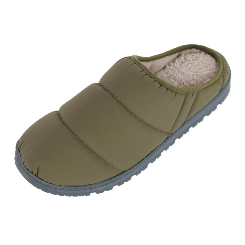Isotoner Men's Crinkled Tech Puffer Hoodback Slipper sold by Belt Outlet