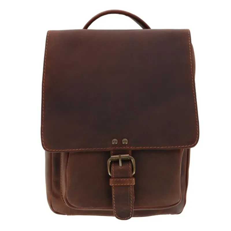 Paul & Taylor Women's Leather Backpack made by Belt Outlet