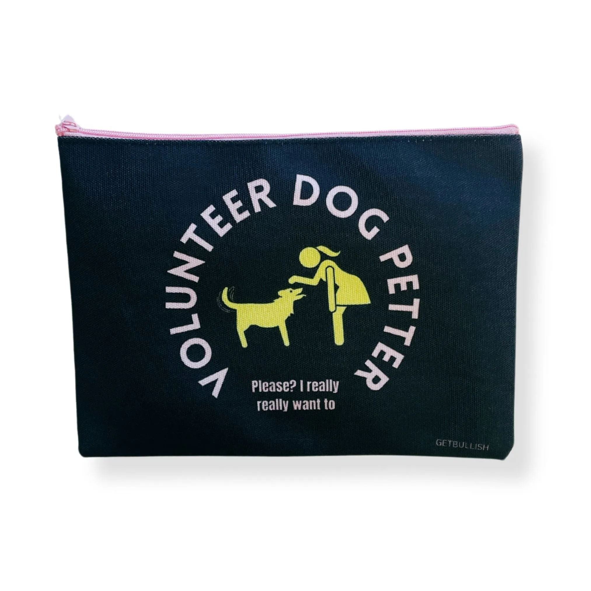 The Bullish Store Unisex Volunteer Dog Petter Canvas Zipper Pouch sold by Belt Outlet