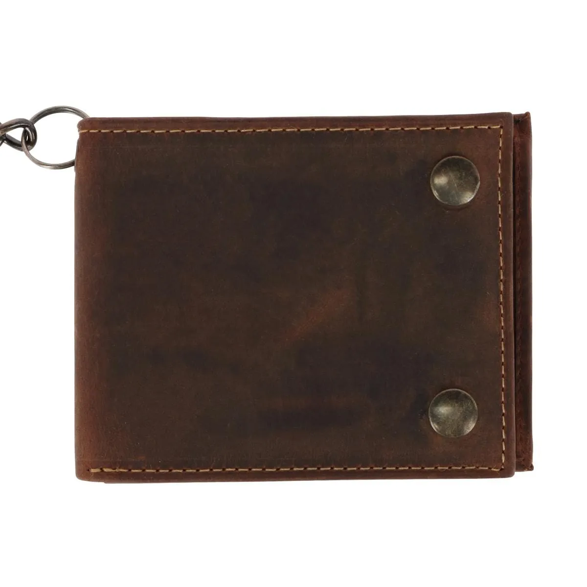 CTM® Men's Leather Bifold Chain Wallet sold by Belt Outlet product image thumbnail 5