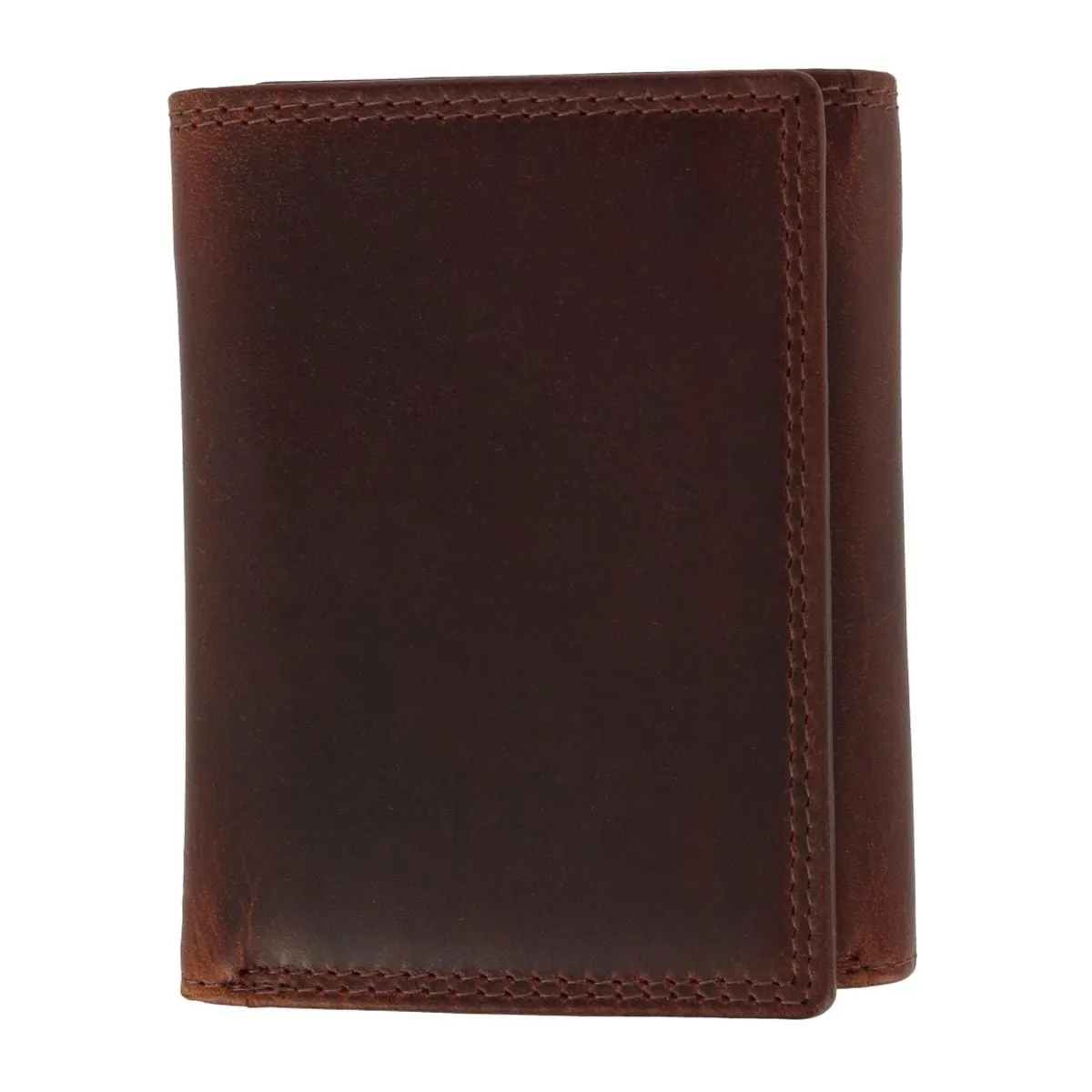 CTM® Men's Oil Tanned Leather Trifold Wallet with ID Flap sold by Belt Outlet product image thumbnail 3