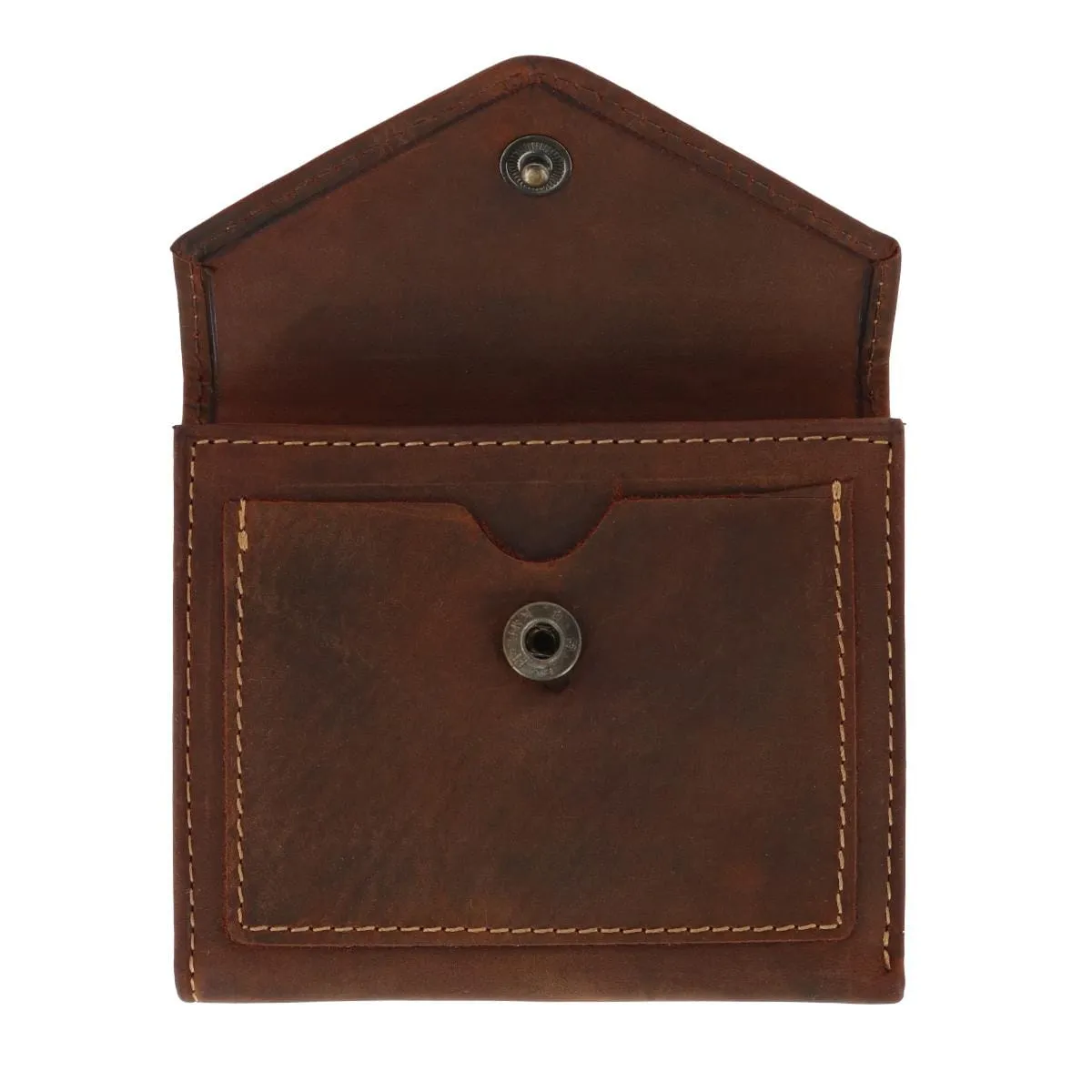 CTM® Men's Leather Envelope Style Trifold Wallet sold by Belt Outlet product image thumbnail 4