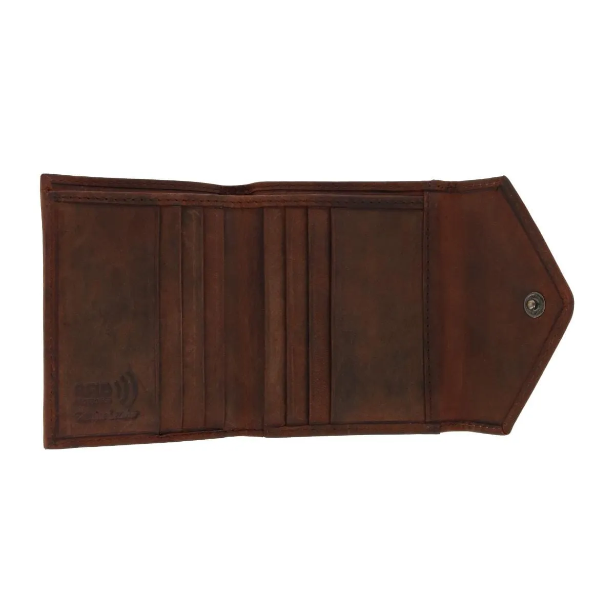 CTM® Men's Leather Envelope Style Trifold Wallet sold by Belt Outlet product image thumbnail 5