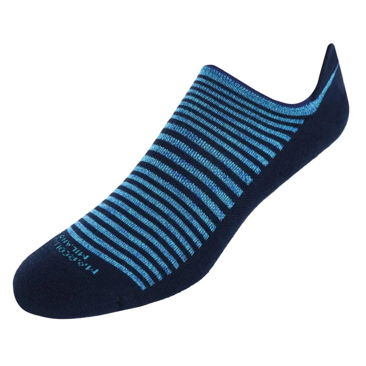 Marcoliani Men's Cushioned Palio Stripe Invisible Sneaker Sock (1 Pair) sold by Belt Outlet product image thumbnail 5