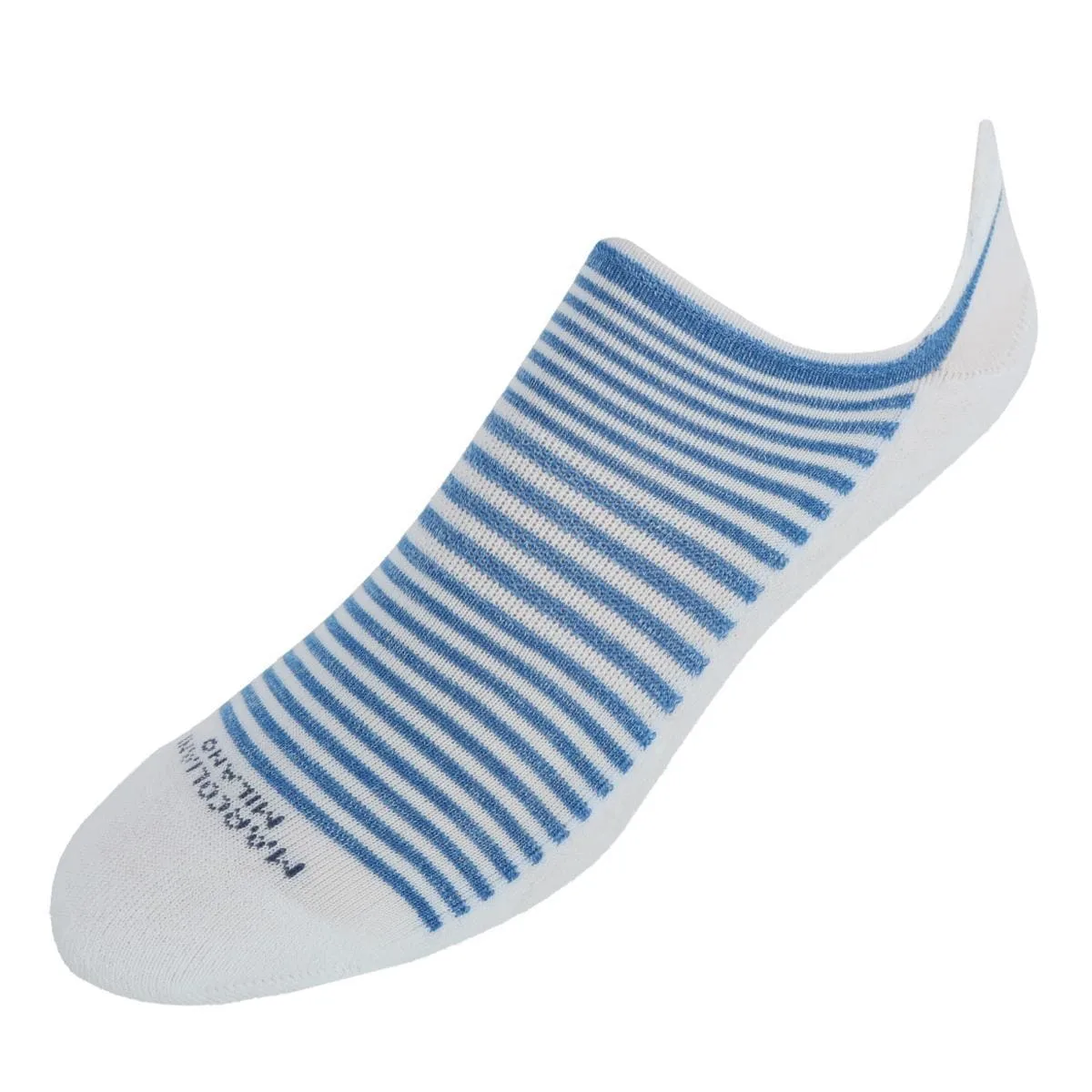Marcoliani Men's Cushioned Palio Stripe Invisible Sneaker Sock (1 Pair) sold by Belt Outlet product image thumbnail 4