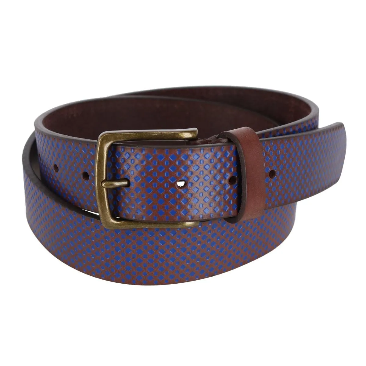 Will Leather Goods Men's Embossed Geometric Belt sold by Belt Outlet product image thumbnail 5