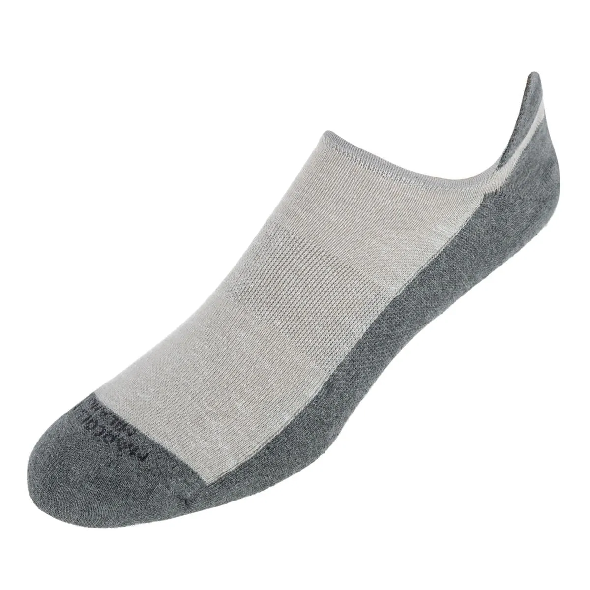 Men's Cushioned BiColor Invisible Sneaker Sock (1 Pair) sold by Belt Outlet product image thumbnail 4