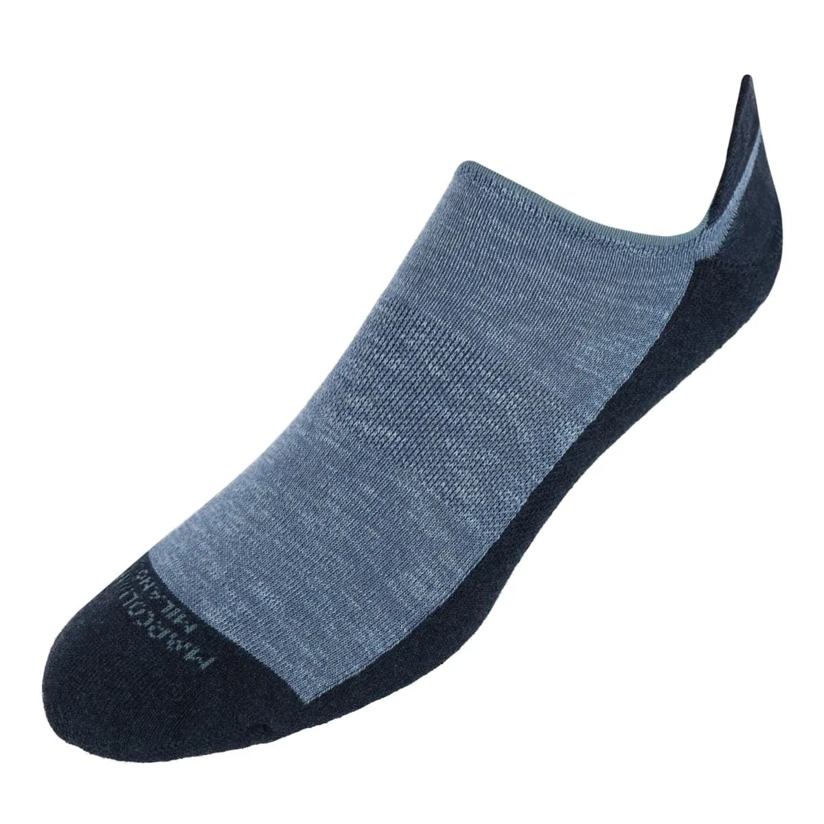 Men's Cushioned BiColor Invisible Sneaker Sock (1 Pair) sold by Belt Outlet product image thumbnail 3