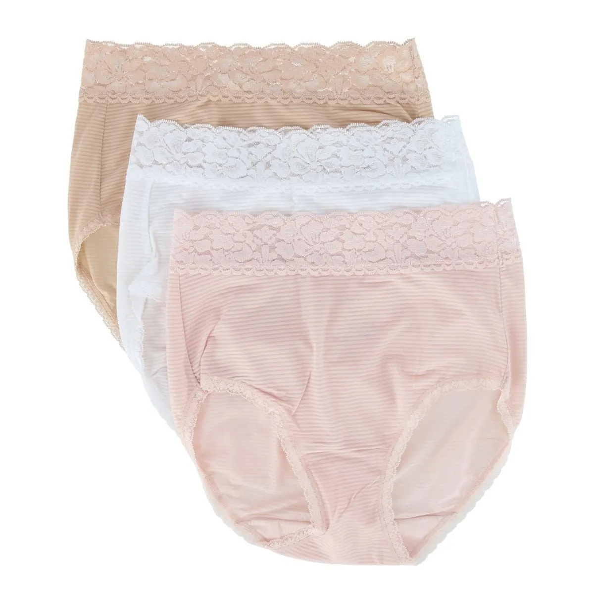 Vanity Fair Women's Flattering Lace Brief Panties(3 Pack) sold by Belt Outlet product image thumbnail 2