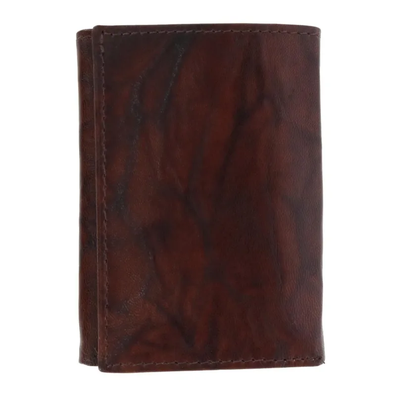 Buxton Men's Dakota Leather RFID Trifold Wallet sold by Belt Outlet