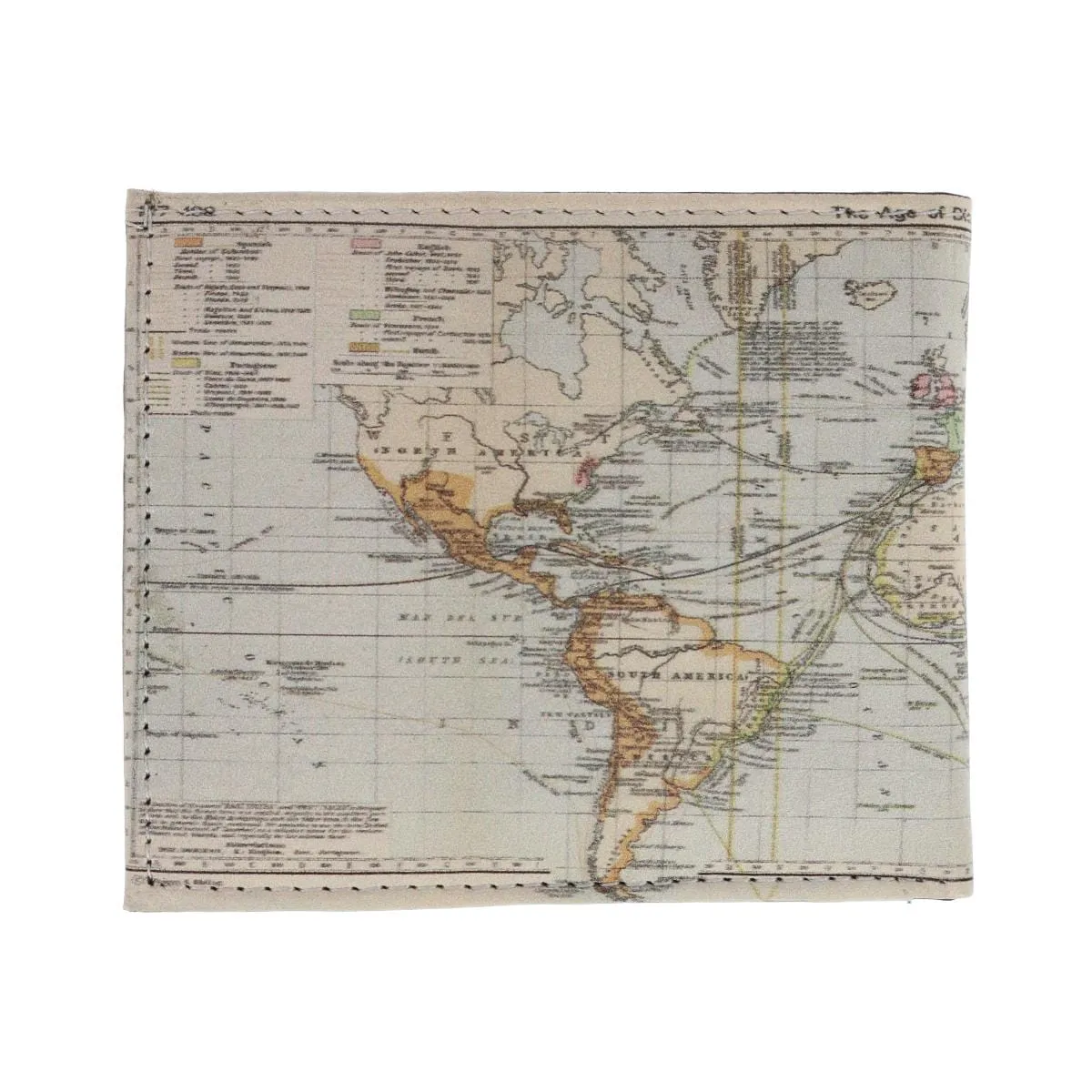 CTM® Men's World Map Bifold Wallet sold by Belt Outlet product image thumbnail 4