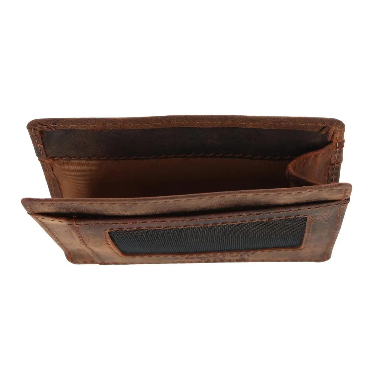 J. Buxton Men's Leather US Flag Front Pocket Get Away Wallet sold by Belt Outlet product image thumbnail 5