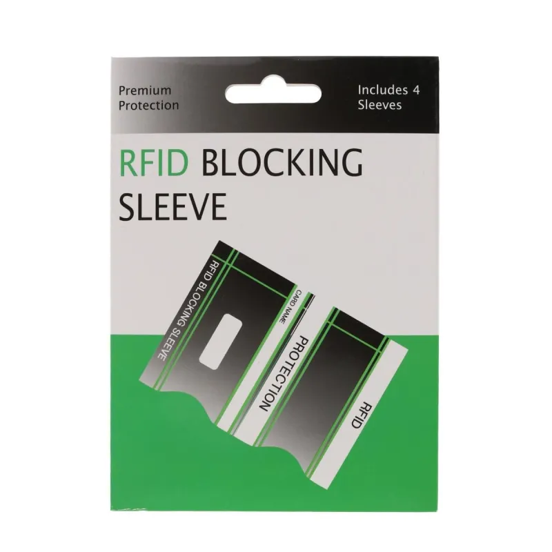 CTM® RFID Blocking Card Sleeves (Pack of 4) made by Belt Outlet