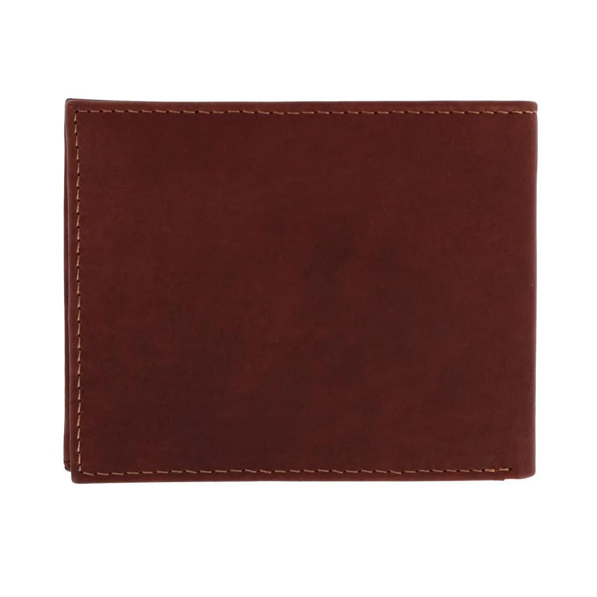 American Bison Men's Oil Pull Up Leather Slim Bifold Wallet sold by Belt Outlet product image thumbnail 5