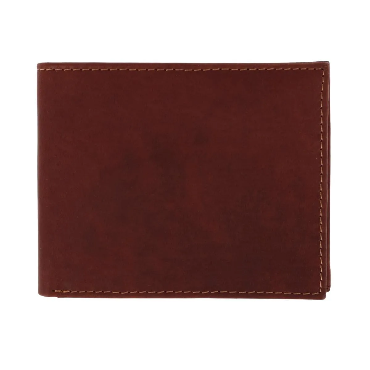 American Bison Men's Oil Pull Up Leather Slim Bifold Wallet sold by Belt Outlet product image thumbnail 2