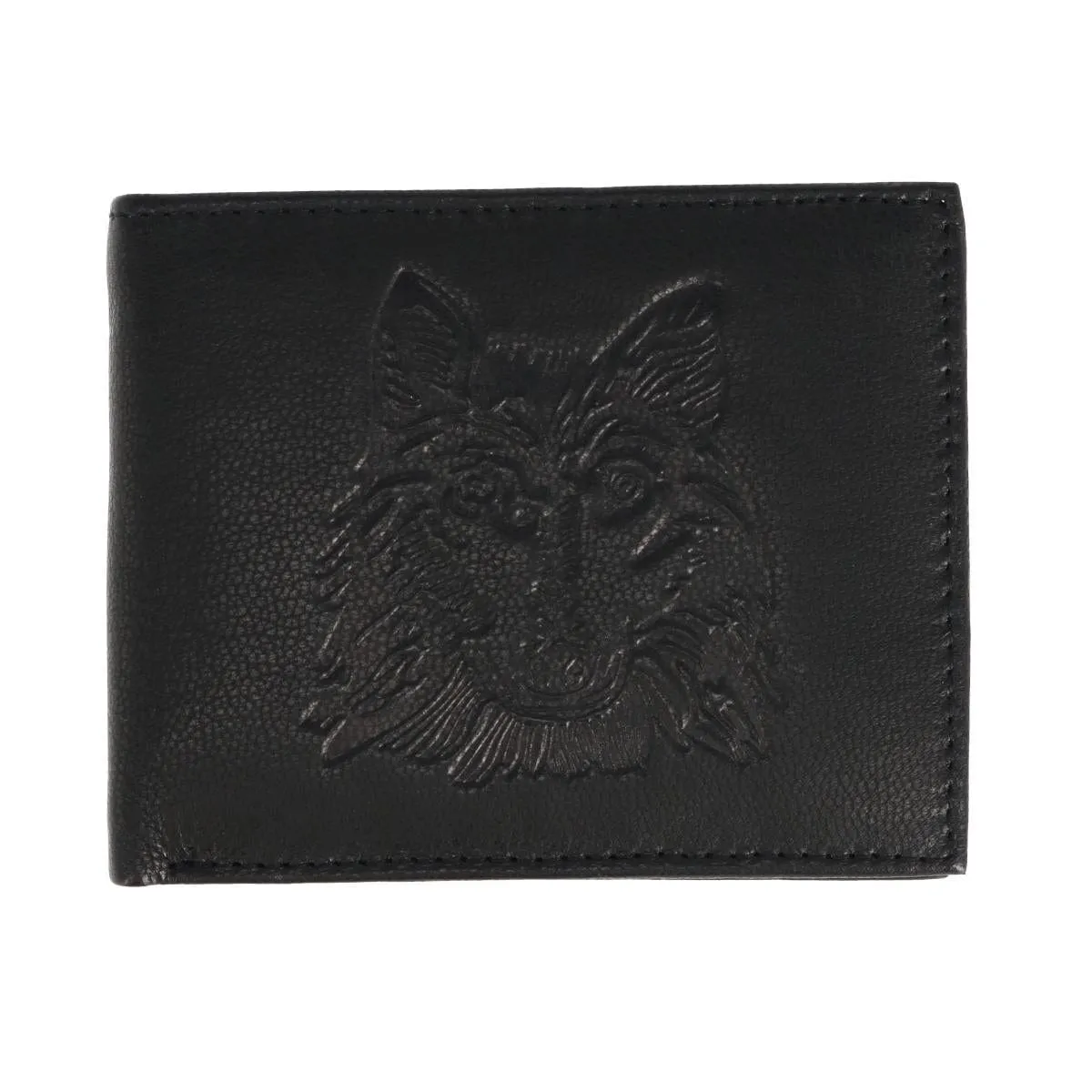 CTM® Men's RFID Wolf Embossed Bifold Wallet sold by Belt Outlet product image thumbnail 2