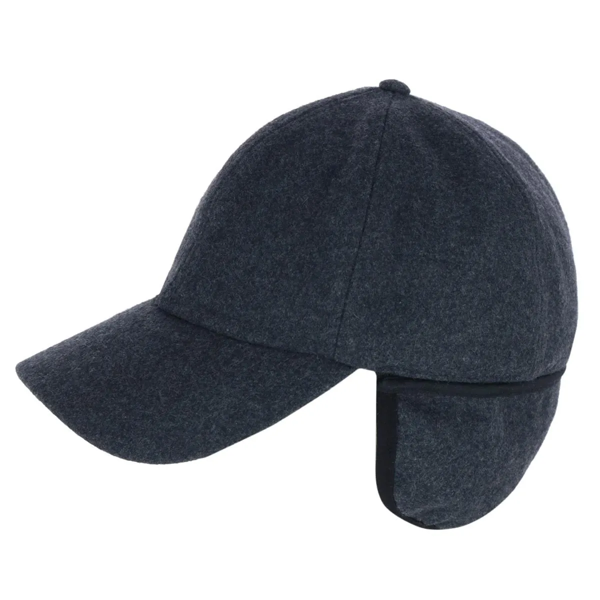Epoch Hats Company Men's Sherpa Lined Wool Blend Earflap Baseball Cap sold by Belt Outlet product image thumbnail 4