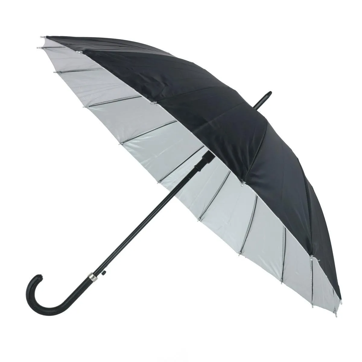 CTM® Adult Classic Black Crook Handle Golf Umbrella sold by Belt Outlet product image thumbnail 4