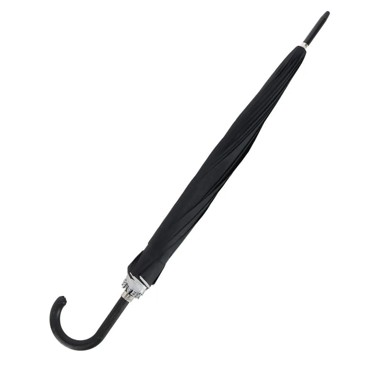 CTM® Adult Classic Black Crook Handle Golf Umbrella sold by Belt Outlet product image thumbnail 5
