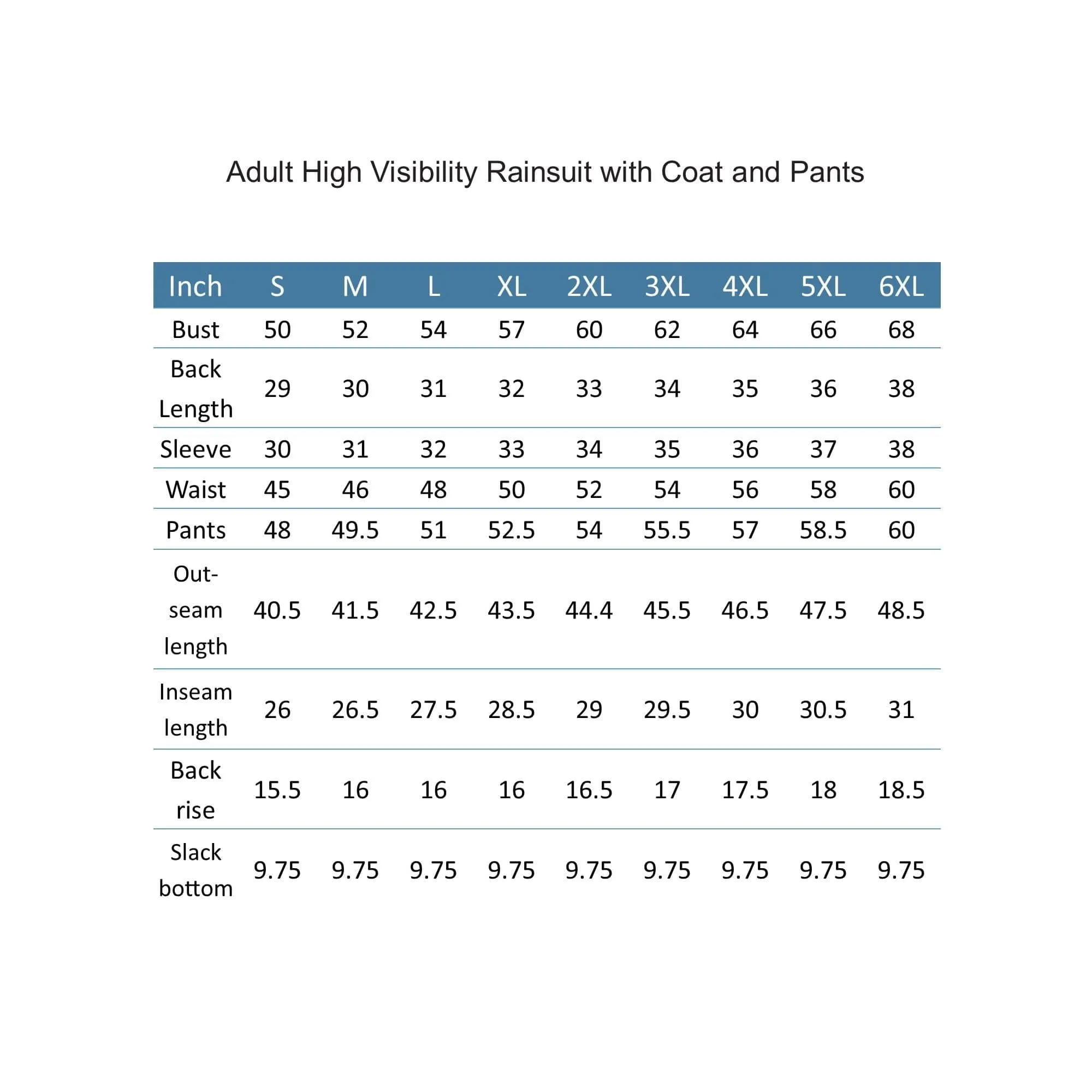 M.G.I. Adult High Visibility Rainsuit with Coat and Pants sold by Belt Outlet product image thumbnail 2