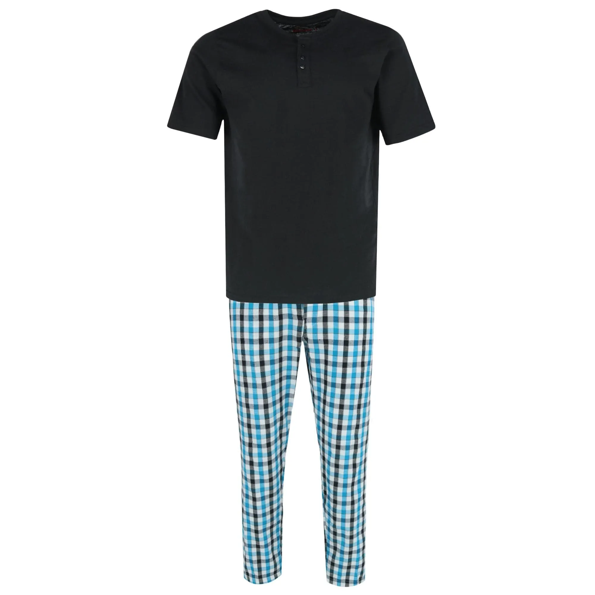 Ten West Apparel Men's Henley Short Sleeve and Plaid Pajama Pant Set sold by Belt Outlet product image thumbnail 3