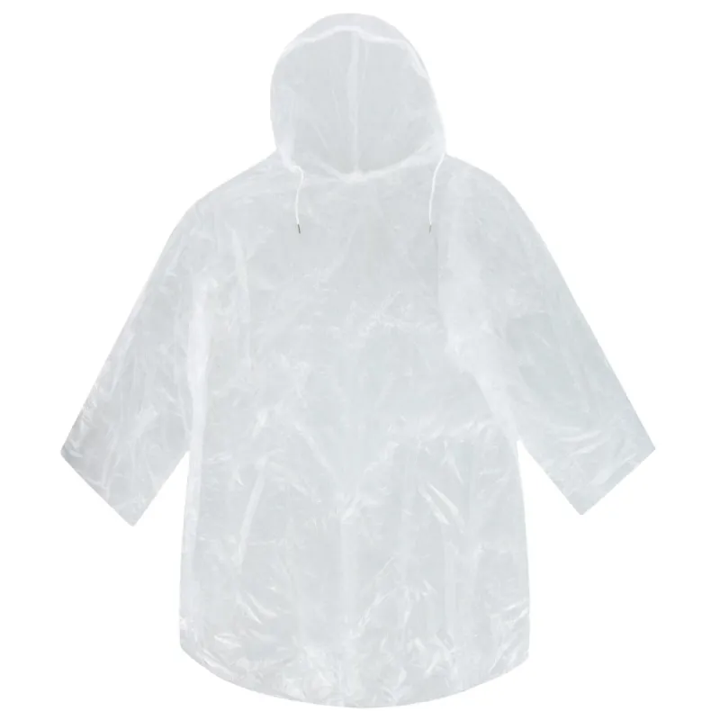 CTM® Adult Clear Rain Poncho with Drawstring Hood sold by Belt Outlet