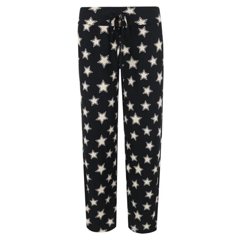 PJ Couture Women's Ribbed Patterned Open Bottom Lounge Pants made by Pj Couture