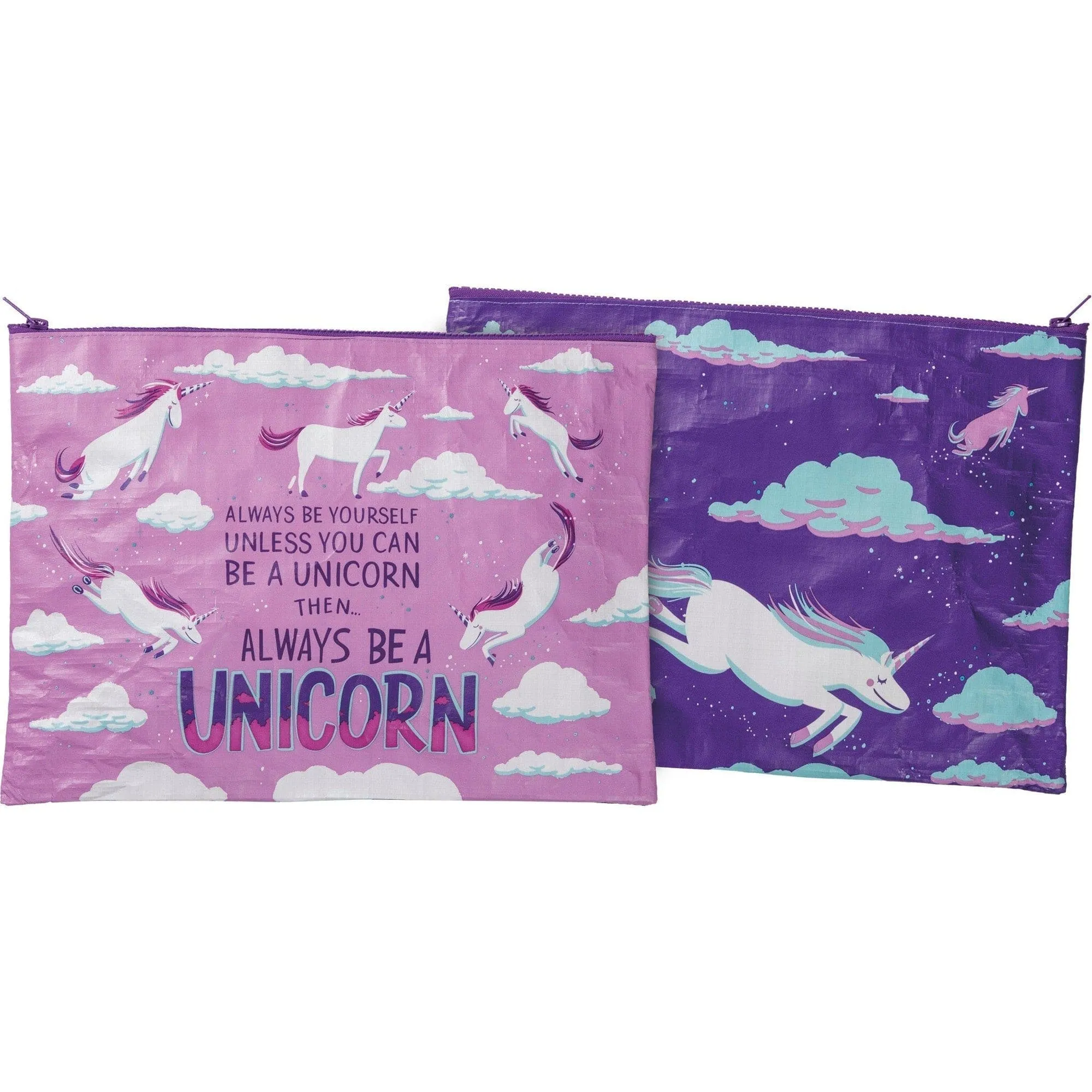 The Bullish Store Women's Always Be A Unicorn Jumbo Pouch sold by Belt Outlet product image thumbnail 3